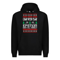 Black epstein didnt kill himself christmas Premium Hoodie - artisFamous
