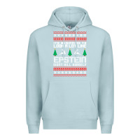 Blue Mist epstein didnt kill himself christmas Premium Hoodie - artisFamous