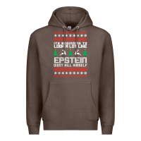 Coffee epstein didnt kill himself christmas Premium Hoodie - artisFamous