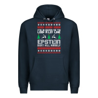 Navy epstein didnt kill himself christmas Premium Hoodie - artisFamous