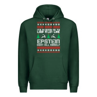 Sports Green epstein didnt kill himself christmas Premium Hoodie - artisFamous