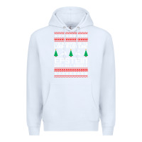 White epstein didnt kill himself christmas Premium Hoodie - artisFamous