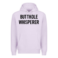 Lilac butthole whisperer Premium Hoodie - artisFamous
