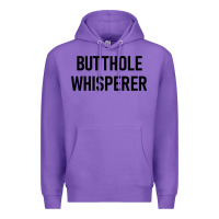 Purple butthole whisperer Premium Hoodie - artisFamous