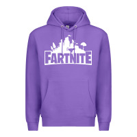 Purple fartnite Premium Hoodie - artisFamous