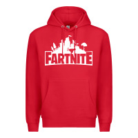 Red fartnite Premium Hoodie - artisFamous