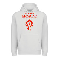 Dove Grey for the horde Premium Hoodie - artisFamous