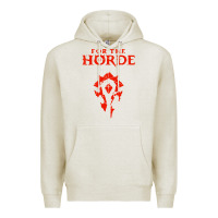Oatmeal Heather for the horde Premium Hoodie - artisFamous