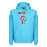 Ocean Blue for the horde Premium Hoodie - artisFamous