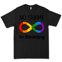 Black no Shame Stimming Premium Tee - CowhideDigitalArt