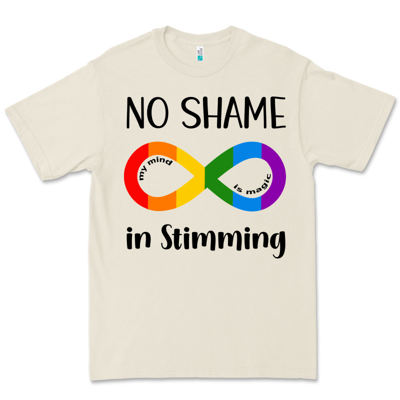 No Shame Stimming Premium Tee by CowhideDigitalArt | Teevron