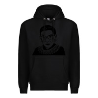 Black ruth bader ginsburg Premium Hoodie - artisFamous