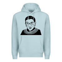 Blue Mist ruth bader ginsburg Premium Hoodie - artisFamous