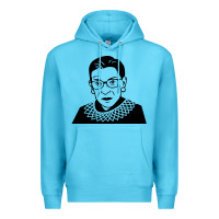 Ocean Blue ruth bader ginsburg Premium Hoodie - artisFamous