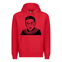 Red ruth bader ginsburg Premium Hoodie - artisFamous
