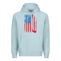 Blue Mist Golf with USA Flag Premium Hoodie - artisFamous