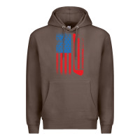 Coffee Golf with USA Flag Premium Hoodie - artisFamous
