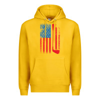 Lemon Golf with USA Flag Premium Hoodie - artisFamous
