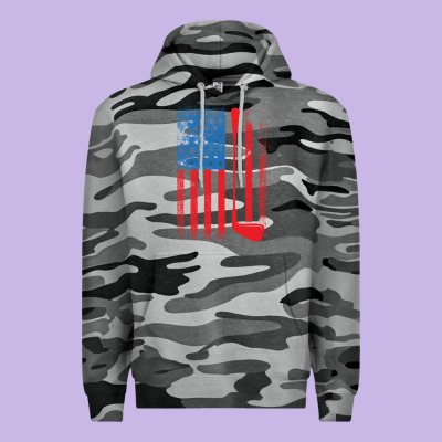 Golf With Usa Flag Premium Hoodie Designed By Artisfamous