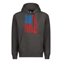 Smoke Golf with USA Flag Premium Hoodie - artisFamous