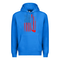 True Royal Golf with USA Flag Premium Hoodie - artisFamous