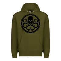Army Green hydra Premium Hoodie - artisFamous