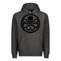 Charcoal Heather hydra Premium Hoodie - artisFamous