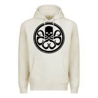 Oatmeal Heather hydra Premium Hoodie - artisFamous