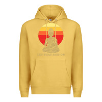 Antique Gold let that shit go buddha Premium Hoodie - artisFamous