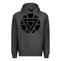 Charcoal Heather arc reactor   new element Premium Hoodie - artisFamous