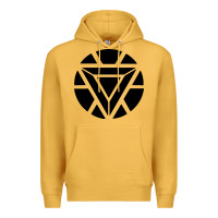 Mustard arc reactor   new element Premium Hoodie - artisFamous