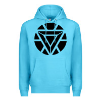 Ocean Blue arc reactor   new element Premium Hoodie - artisFamous