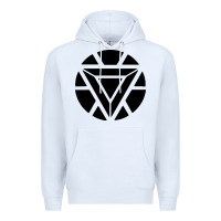 White arc reactor   new element Premium Hoodie - artisFamous