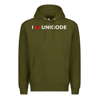I � Unicode Premium Hoodie | Teevron
