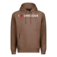 Chestnut i � unicode Premium Hoodie - artisFamous