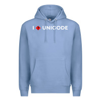 Colony Blue i � unicode Premium Hoodie - artisFamous