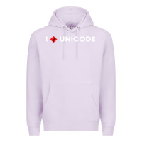 Lilac i � unicode Premium Hoodie - artisFamous