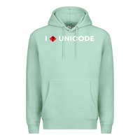 Seafoam i � unicode Premium Hoodie - artisFamous