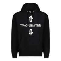 Black two seater Premium Hoodie - artisFamous