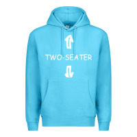 Ocean Blue two seater Premium Hoodie - artisFamous