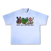 Grape Ice Peace Love Elk Buck Deer Urban Heavy Tee - LillyAllenDesigns