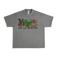 Tornado Peace Love Elk Buck Deer Urban Heavy Tee - LillyAllenDesigns