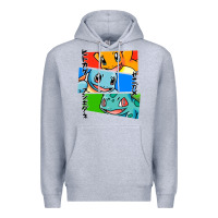 Heather Grey kanto starters Premium Hoodie - artisFamous