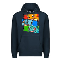 Navy kanto starters Premium Hoodie - artisFamous