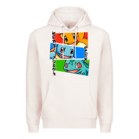 Pale Pink kanto starters Premium Hoodie - artisFamous