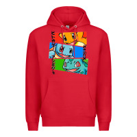 Red kanto starters Premium Hoodie - artisFamous