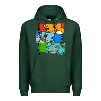 Sports Green kanto starters Premium Hoodie - artisFamous