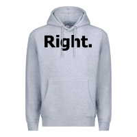 Heather Grey right Premium Hoodie - artisFamous