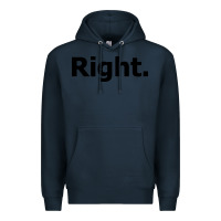 Navy right Premium Hoodie - artisFamous