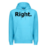 Ocean Blue right Premium Hoodie - artisFamous